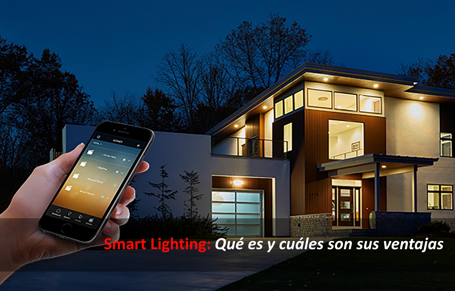 Smart lighting: Los beneficios de la iluminación inteligente y